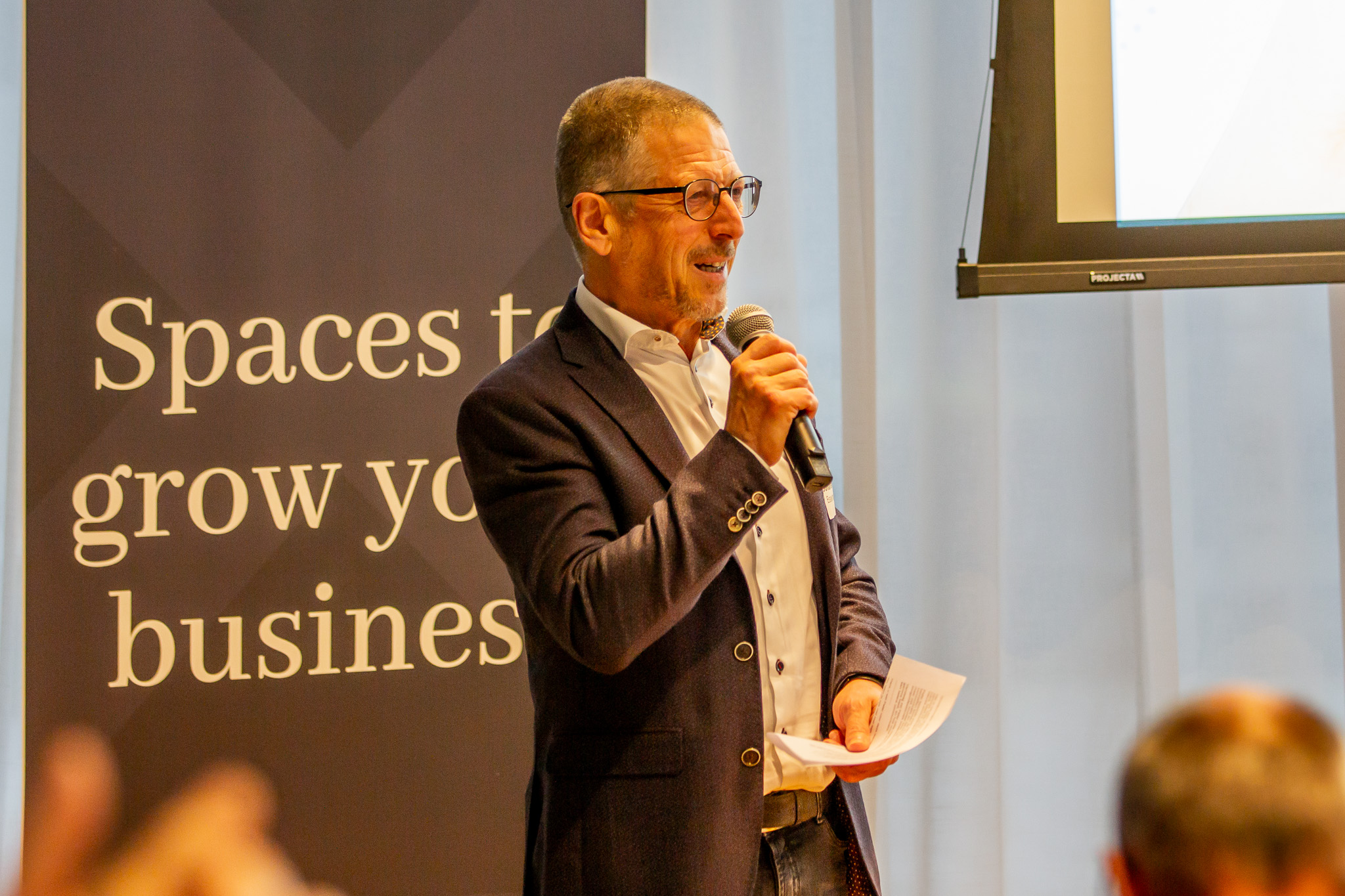 Productdemonstratie tijdens het evenement