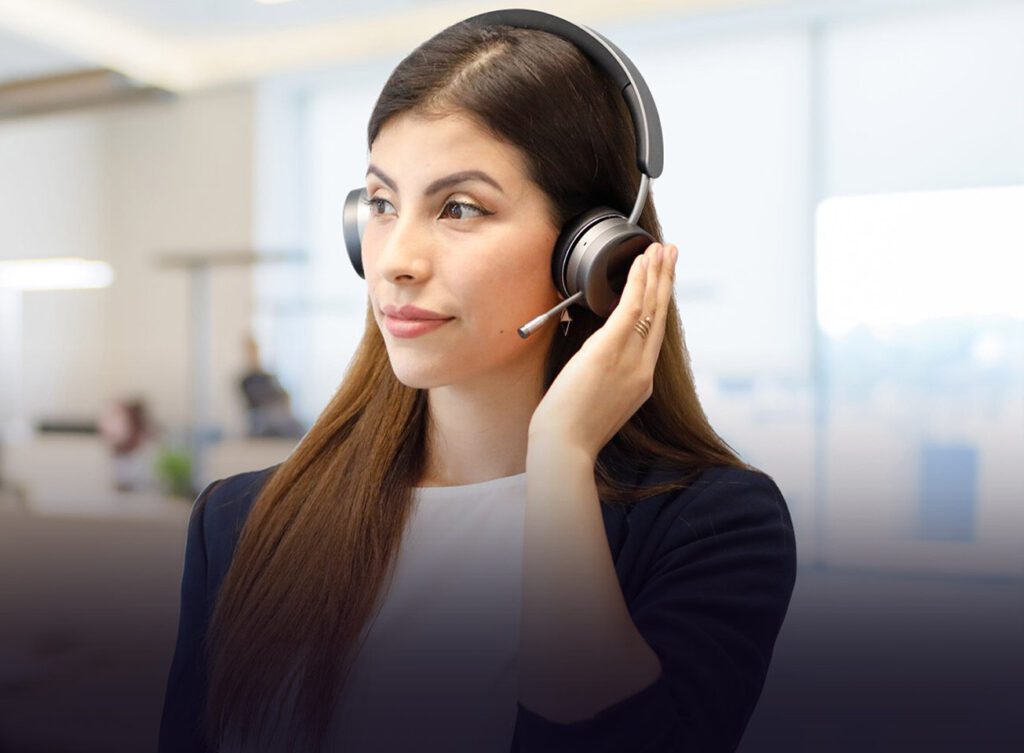 Professionele headset voor zakelijke gesprekken